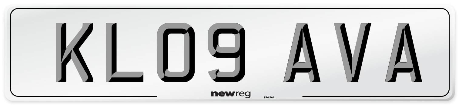 KL09 AVA Number Plate from New Reg